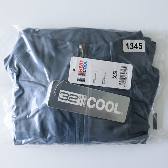 32 DEGREES Blue Tie Dye Lightweight Athletic Quarter Zip Jacket - Size XS - NWT - Picture 9 of 9